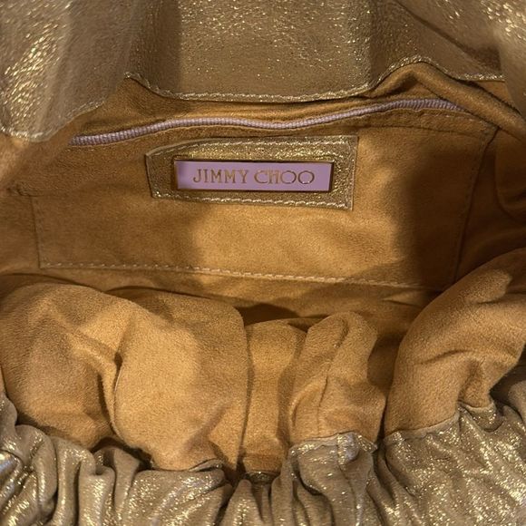 Jimmy Choo gold bag with chain handle - Picture 6 of 9